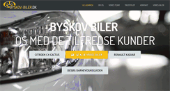 Desktop Screenshot of byskov-biler.dk