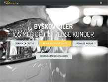 Tablet Screenshot of byskov-biler.dk